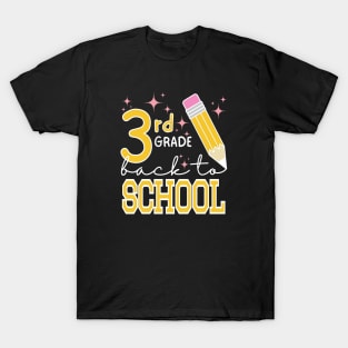 Third Grade Back to School Design T-Shirt